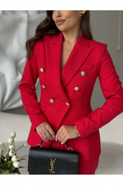 Брюки, жакет KORTNI 20Р13/5BR14 красный - фото 8