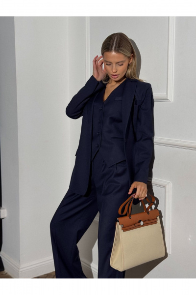 Брюки KORTNI 16BR7 синий - фото 6