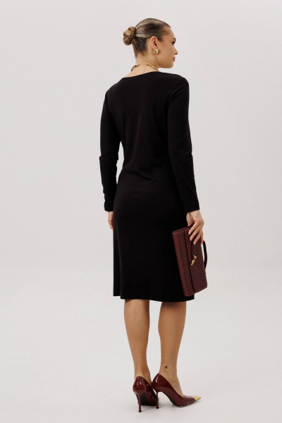 Платье с драпировкой и блестящим напылением женственное Fantazia Mod 4992 - фото 8