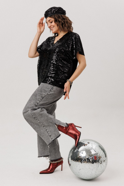 Блуза Anelli 1522.1 бурлеск - фото 9