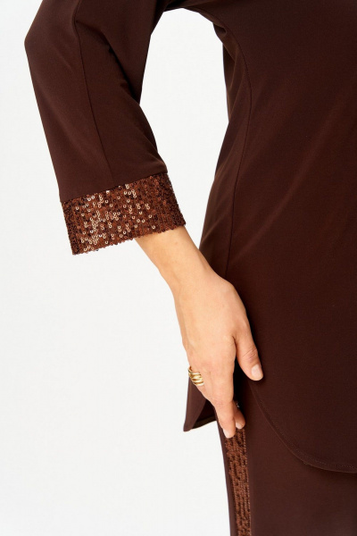 Блуза, брюки Svetlana-Style 3017 темный_шоколад - фото 7