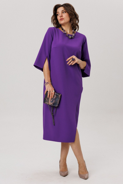Платье Anelli 1786 фиалковый_ангел - фото 8