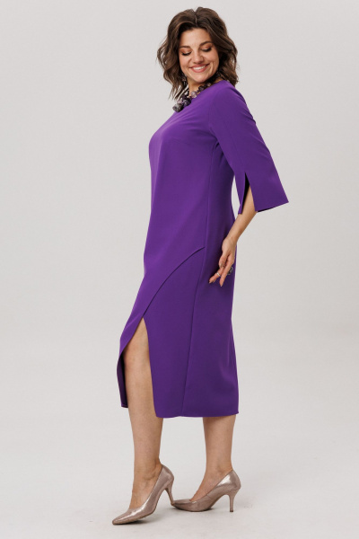 Платье Anelli 1786 фиалковый_ангел - фото 4