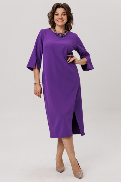 Платье Anelli 1786 фиалковый_ангел - фото 2