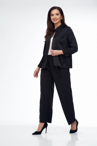 Блуза Takka Plus 25-261 черный - фото 2