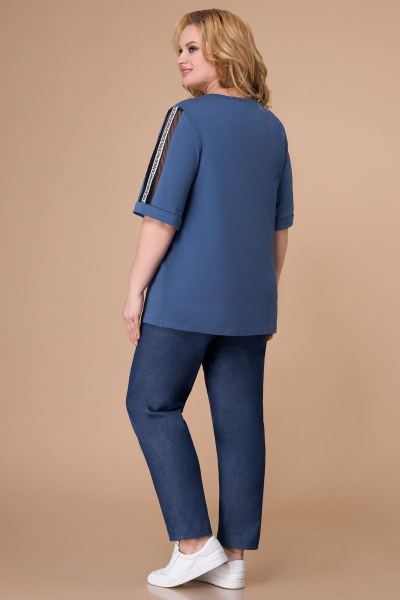 Блуза, брюки, жилет Svetlana-Style 1555 синий - фото 4