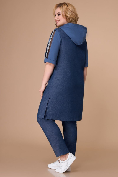 Блуза, брюки, жилет Svetlana-Style 1555 синий - фото 2
