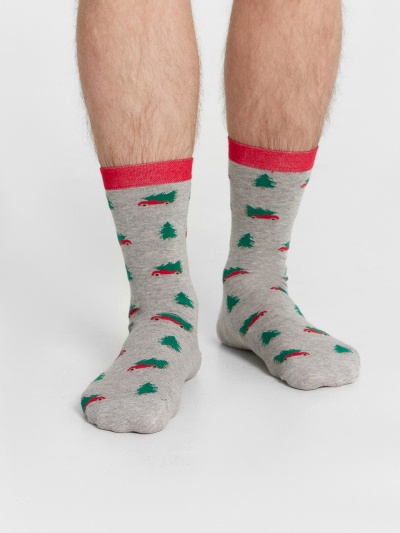 Носки Mark Formelle 017K-2977/24017K-2 серый_меланж_рис.2977 - фото 1