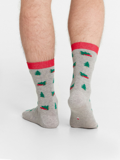 Носки Mark Formelle 017K-2977/24017K-2 серый_меланж_рис.2977 - фото 2