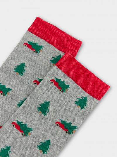 Носки Mark Formelle 017K-2977/24017K-2 серый_меланж_рис.2977 - фото 4