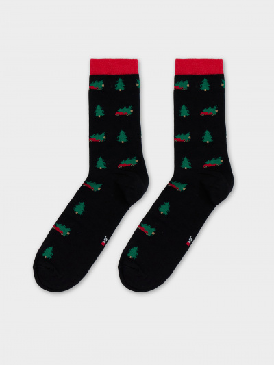 Носки Mark Formelle 017K-2977/24017K-2 черный_рис.2977 - фото 3