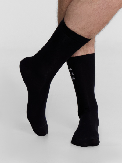 Носки Mark Formelle 017K-3031/24017K-1 черный_рис.3031 - фото 4