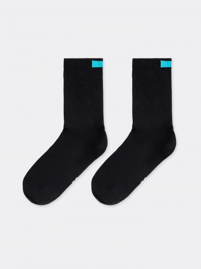 Носки Mark Formelle 107K-1916/21107K-2 черный_бирюзовый_рис.1916 - фото 2