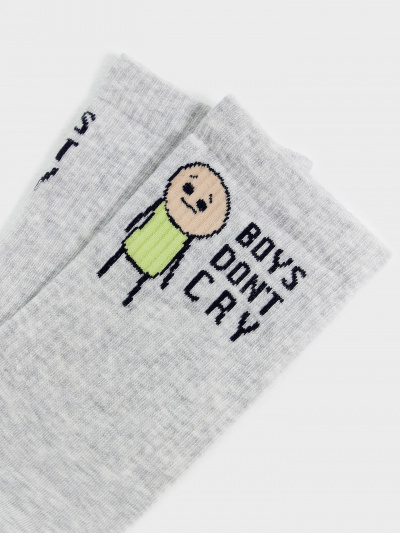 Носки Mark Formelle 107K-2732/24107K св.серый_меланж_рис.2732 - фото 4