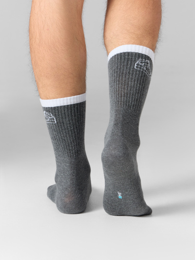 Носки Mark Formelle 107K-2910/24107K-1 т.серый_меланж_рис.2910 - фото 2