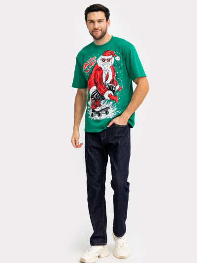 Футболка Mark Formelle 111846/22/3363П-0 зеленый_печать_3_сл_на_пол - фото 2