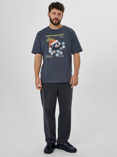 Футболка Mark Formelle 111855/25-5293П-0 графит_печать3_3_сл_на_пол - фото 2