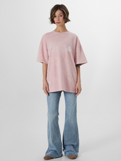 Футболка Mark Formelle 112953/24-ОБР32551П-0 пыльный_розовый_печать1_009.2_Эйсид_1_сл_на_пол - фото 3
