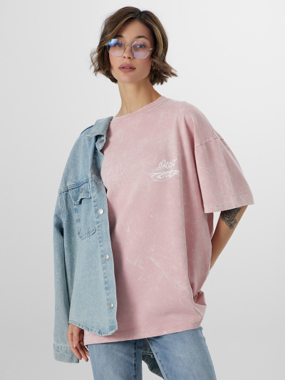 Футболка Mark Formelle 112953/24-ОБР32551П-0 пыльный_розовый_печать1_009.2_Эйсид_1_сл_на_пол - фото 5