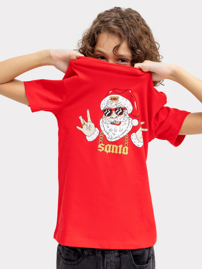 Футболка Mark Formelle 113379/24-26589П-0 красный_печать1_3_сл_на_пол_ТП - фото 2