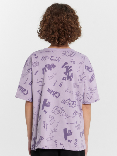 Футболка Mark Formelle 113384/24-27421П-0 текст_на_лаванде - фото 4