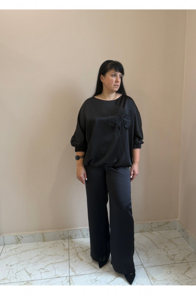 Блуза SK Brand SK7215 черный - фото 4