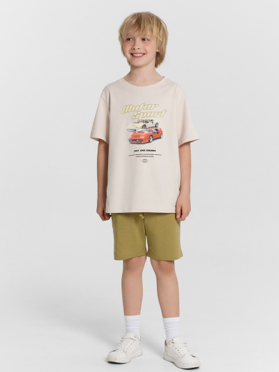 Футболка Mark Formelle 113433/24-26095П-0 льняной_печать_3_сл_на_пол - фото 3