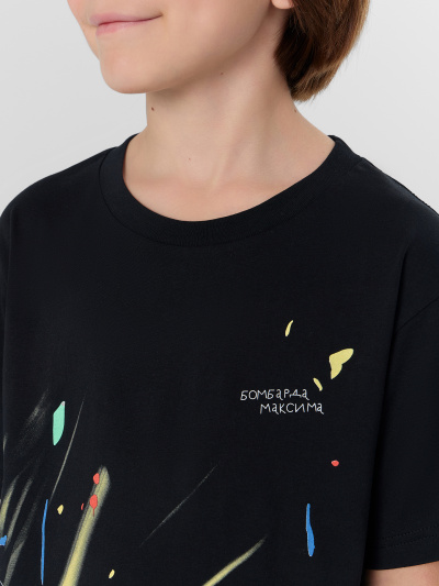 Футболка Mark Formelle 113433/25-38247П-0 черный_печать3_3_сл_на_пол_3_сл_на_ЛВ_рукаве_Д - фото 4