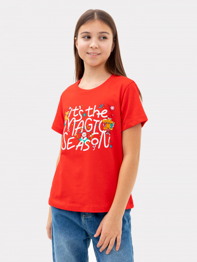 Футболка Mark Formelle 117835/24-27918П-0 красный_печать2_3_сл_на_пол_ТП - фото 3