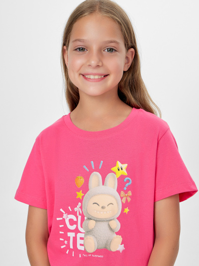 Футболка Mark Formelle 117835/25-39320П-0 маджента_печать - фото 4