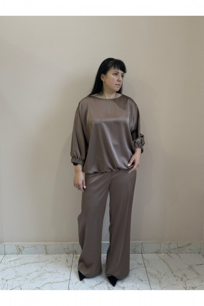 Брюки SK Brand SK7219 коричневый_светлый - фото 1