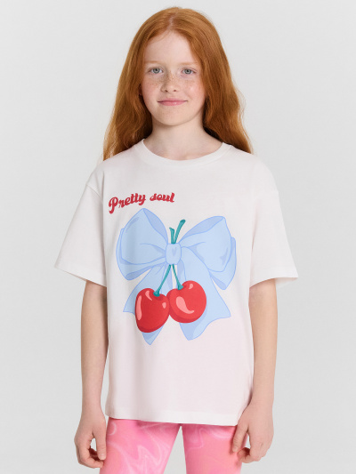 Футболка Mark Formelle 117915/24-26207П-0 белый_печать4_3_сл_на_пол - фото 1