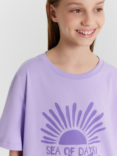 Футболка Mark Formelle 117915/24-26207П-0 лаванда_печать1_3_сл_на_пол - фото 5