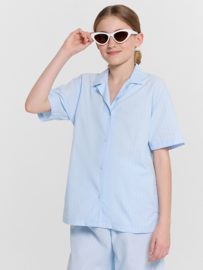 Рубашка Mark Formelle 117941/24-33340П-9 полоска_на_голубом - фото 5