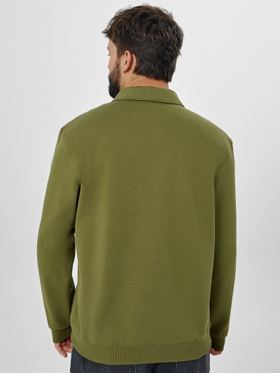 Свитшот Mark Formelle 121954/25-5046Ц-2 св.оливковый - фото 3