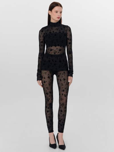 Джемпер Mark Formelle 122845/25-ОБР34945П-10 цветы_на_черном_010.2_Сублимация_полотна - фото 1