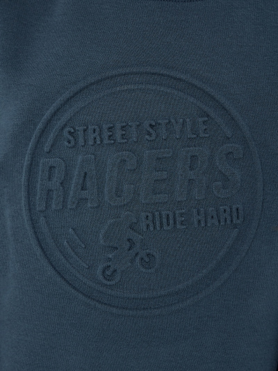 Свитшот Mark Formelle 123431/1/25-36709П-7П серо_синий_печать_4_сл_на_пол_3D - фото 4