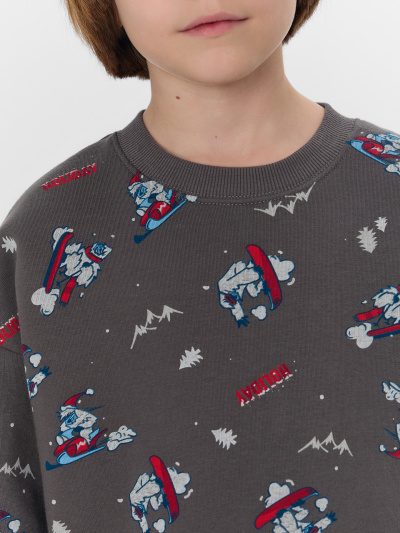 Свитшот Mark Formelle 123437/1/25-38108П-7П йети_на_гранитном - фото 4