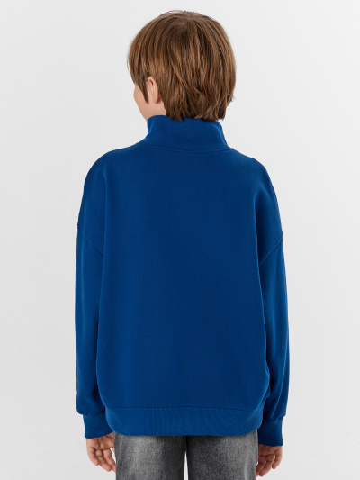 Свитшот Mark Formelle 123472/25-34865П-7 сапфировый_печать_1_сл_на_пол_1сл_на_пол - фото 2