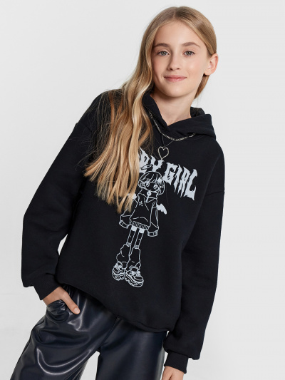 Худи Mark Formelle 127921/24-31038П-7П черный_печать_2_сл_на_пол - фото 1