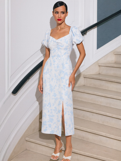 Платье Mark Formelle 152504/24-27338П-9 цветы_на_белом - фото 5