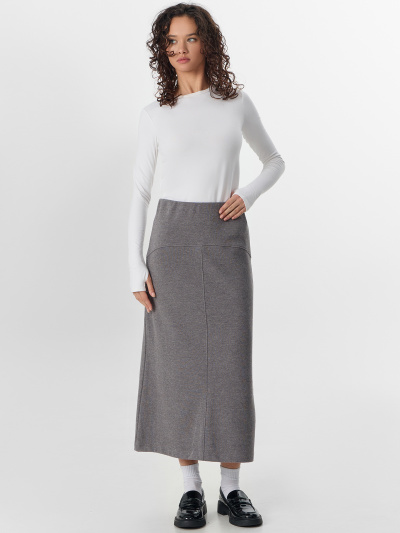 Юбка Mark Formelle 152821/25-39386Ц-26 серый_меланж_Gulle_4654_D - фото 2