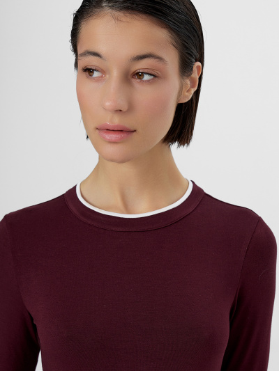 Платье Mark Formelle 154013/25-35150Ц-8 бордо - фото 3