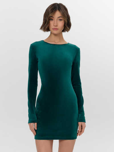 Платье Mark Formelle 154018/25-38303Ц-3 т.зеленый - фото 5