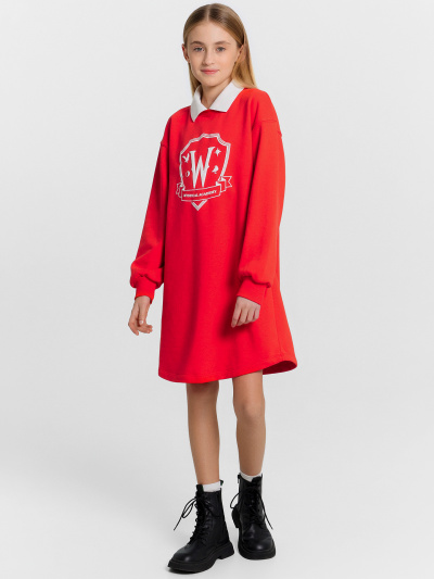 Платье Mark Formelle 157836/24-31101П-7 я.красный_печать_2_сл_на_пол - фото 2