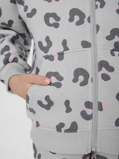 Толстовка Mark Formelle 167737/1/25-36230П-7П леопард_на_св.сером - фото 4