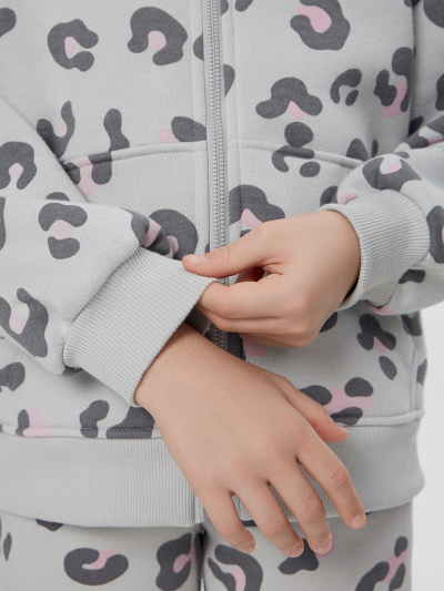 Толстовка Mark Formelle 167737/1/25-36231П-7П леопард_на_св.сером - фото 4