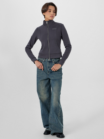 Толстовка Mark Formelle 172039/25-35987П-2 металлический_серый_печать_1_сл_термотрансфер_на_ЛВ - фото 4