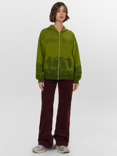 Толстовка Mark Formelle 172138/25-ОБР35820П-7 грязно_оливковый_печать_002_Tye_Dye_1сл_печ_на_п - фото 1