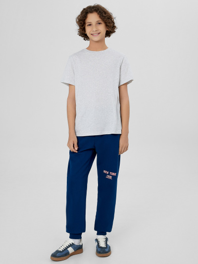 Брюки Mark Formelle 183394/24-34339П-7 сапфировый_печать_2_сл_на_ЛВ_дет_пер - фото 1